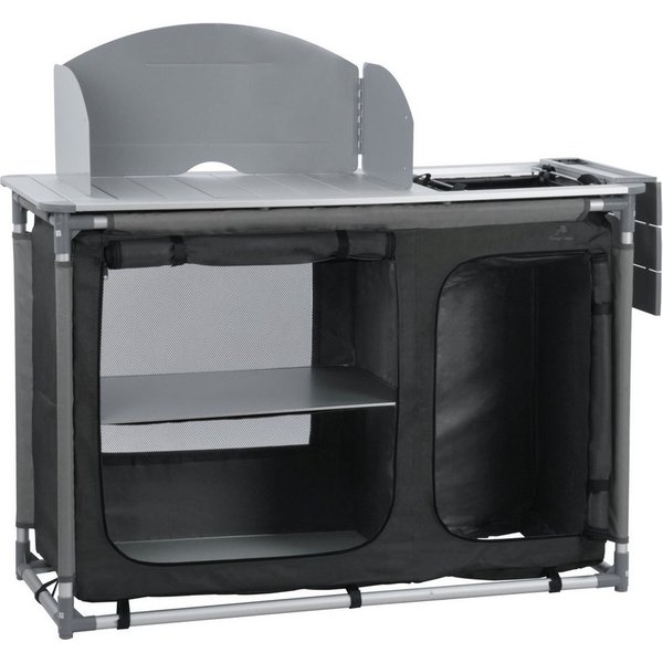 CampFeuer Campingschrank Campingschrank, Campingküche klappbar, Spritzschutz, Waschbecken