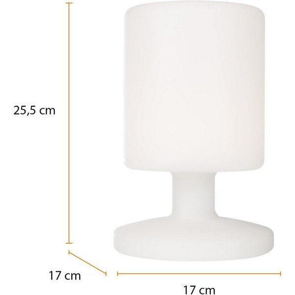 smartwares Campingtisch Smartwares 5000.472 LED-Tischleuchte – Drahtlos – Akku – 5 W – Kunstst, Inkl. LED, 5000.472