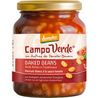 Campo Verde Bio-Baked-Beans, weiße Bohnen in Tomatensauce, 350 g