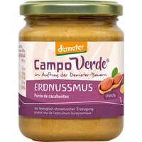 Campo Verde Bio-Erdnussmus crunchy, 250 g