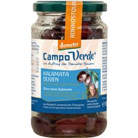 Campo Verde Bio-Kalamata-Oliven entsteint, geölt mit Kräutern, 170 g