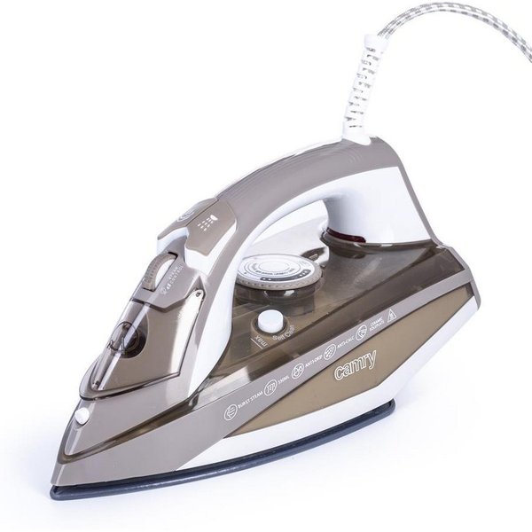 Camry Dampfbügeleisen CR 5018, Bügeleisen mit Dampf, mit Keramiksohle, 3000 Watt, kabelgebunden
