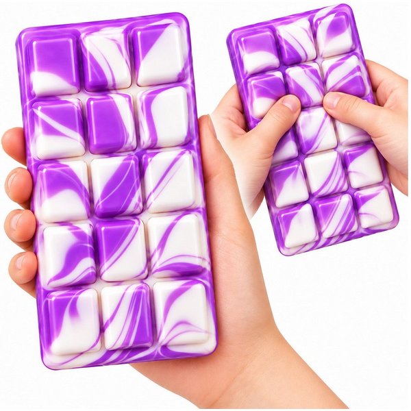 Candy & Bar Greifling Squishy Schokoladentafel – weiches Fidget Toy in verschiedenen Farben