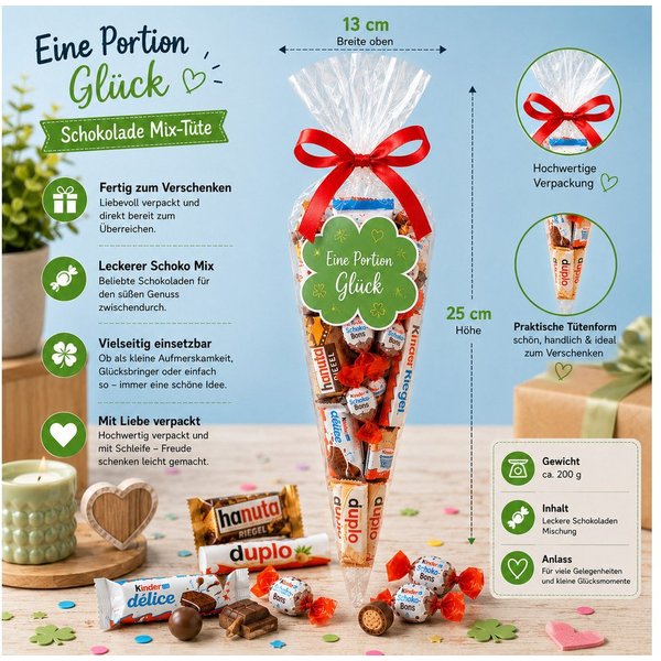 Candy & Bar Lebensmittel-Geschenkset Schokolade Mix Tüte – Fertiges Geschenk für viele Anlässe
