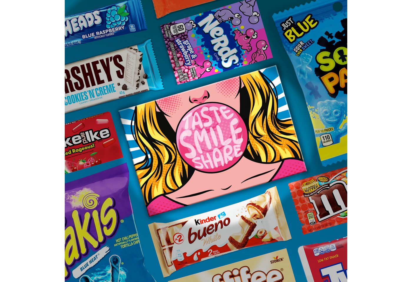 Candy & Bar Süßigkeit JUMBO USA Original Box, 21 US-Süßigkeiten & Snacks – Bild 2 von 5