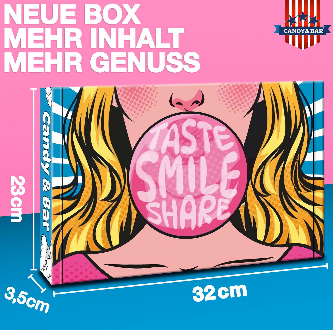 Candy & Bar Süßigkeit JUMBO USA Original Box, 21 US-Süßigkeiten & Snacks – Bild 3 von 5