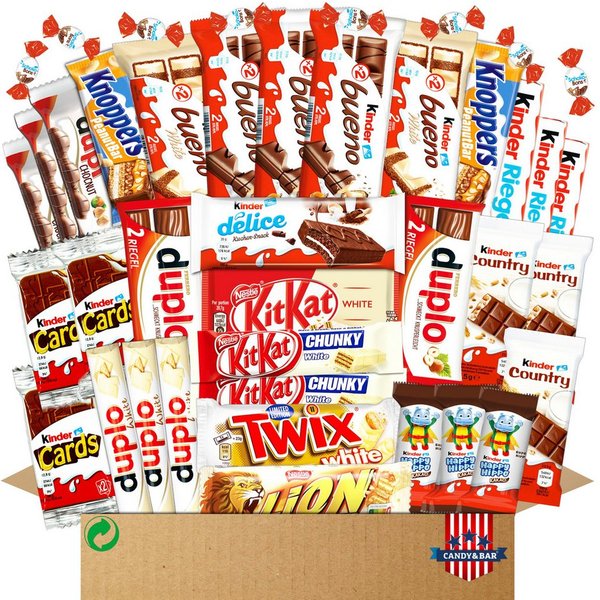 Candy & Bar Süßigkeit XL Schokoladen Big Box, Geschenkbox mit Schokoriegeln, Candy & Bar®