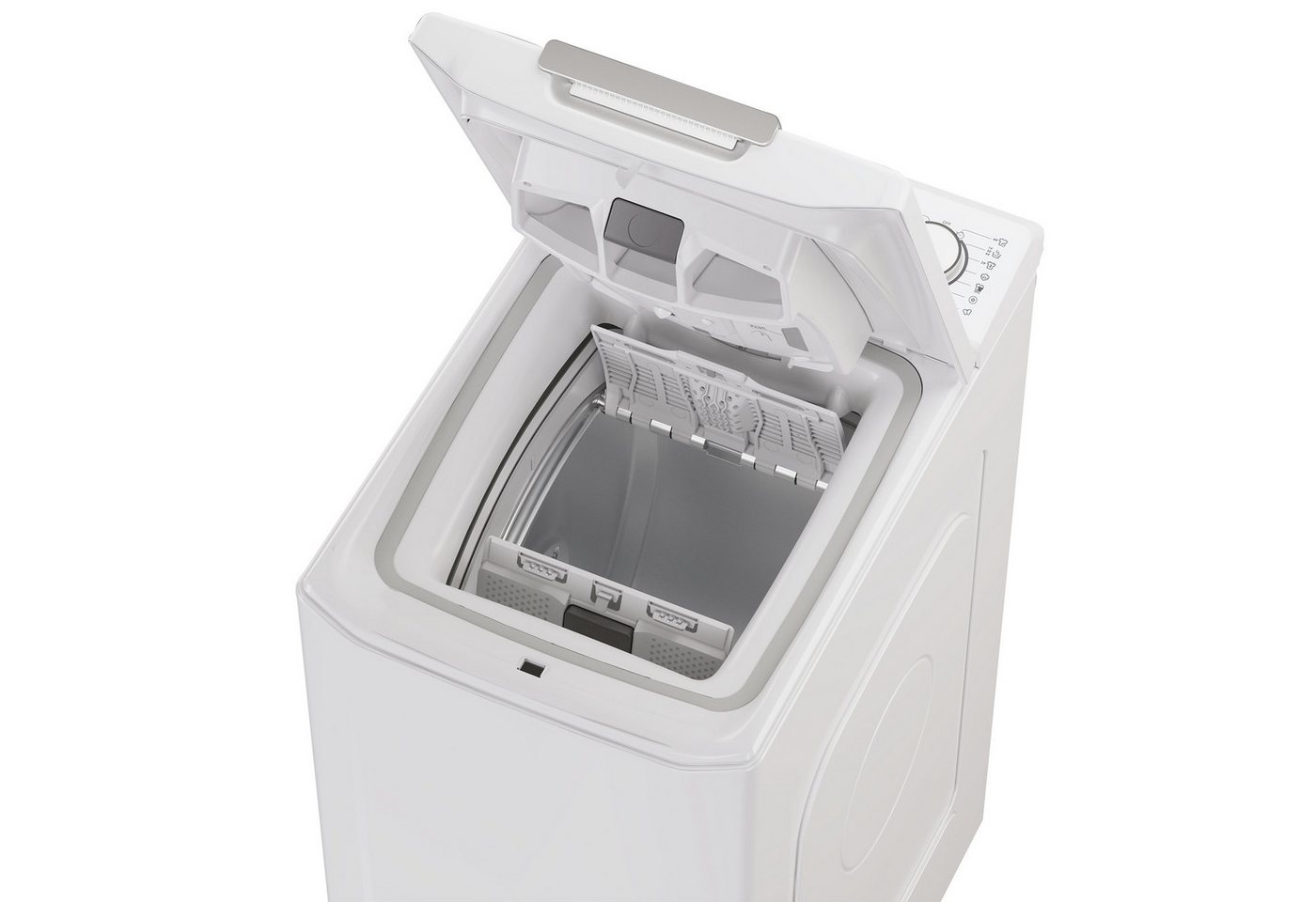 Candy Waschmaschine Toplader TCA474TM5-S, 7.0 kg, 1400 U/min, Nachlegefunktion, Gentle Touch, Wi-Fi und Bluetooth, 17 Programme – Bild 4 von 5