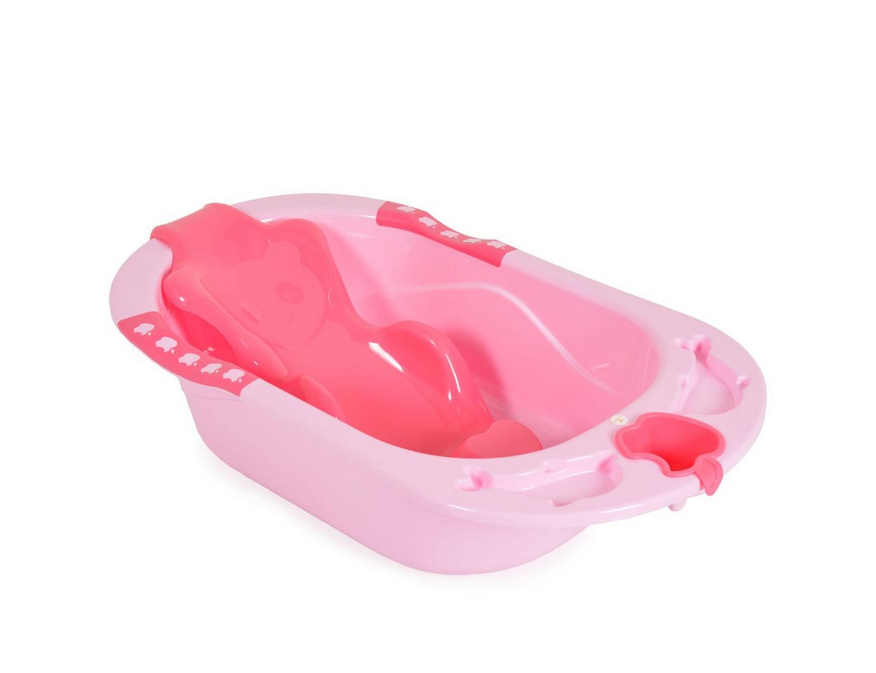 Cangaroo Babybadewanne Larissa, 89 cm, herausnehmbarer Badesitz, Tragegriff, rutschfeste Tragegriffe – Bild 2 von 5
