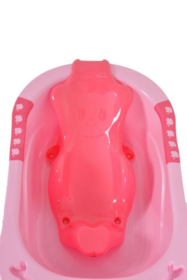 Cangaroo Babybadewanne Larissa, 89 cm, herausnehmbarer Badesitz, Tragegriff, rutschfeste Tragegriffe – Bild 3 von 5