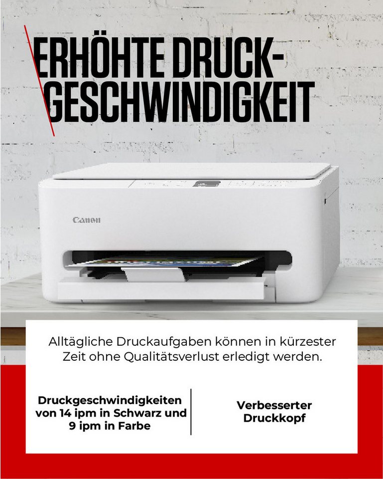 Canon PIXMA TS6550i Multifunktionsdrucker, (WLAN (Wi-Fi) – Bild 4 von 5