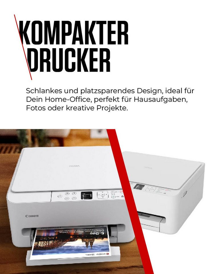 Canon PIXMA TS6550i Multifunktionsdrucker, (WLAN (Wi-Fi) – Bild 5 von 5