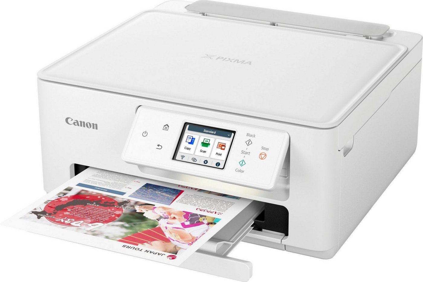 Canon PIXMA TS7650i Multifunktionsdrucker, (WLAN (Wi-Fi), Wi-Fi Direct, Kompaktes und schnelles 3in1 Tintenstrahl-Multifunktionsgerät) – Bild 5 von 5