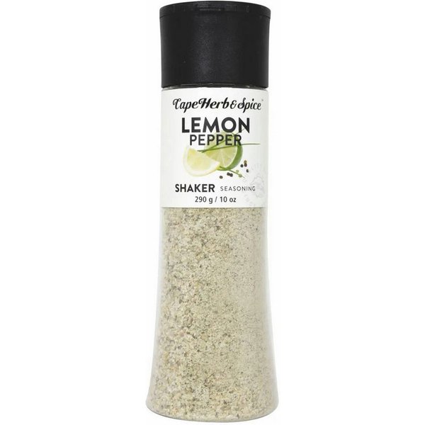 Cape Herb and Spice Gewürz, Cape Herb and Spice Lemon und Black Pepper Shaker Gewürzsalz 290g