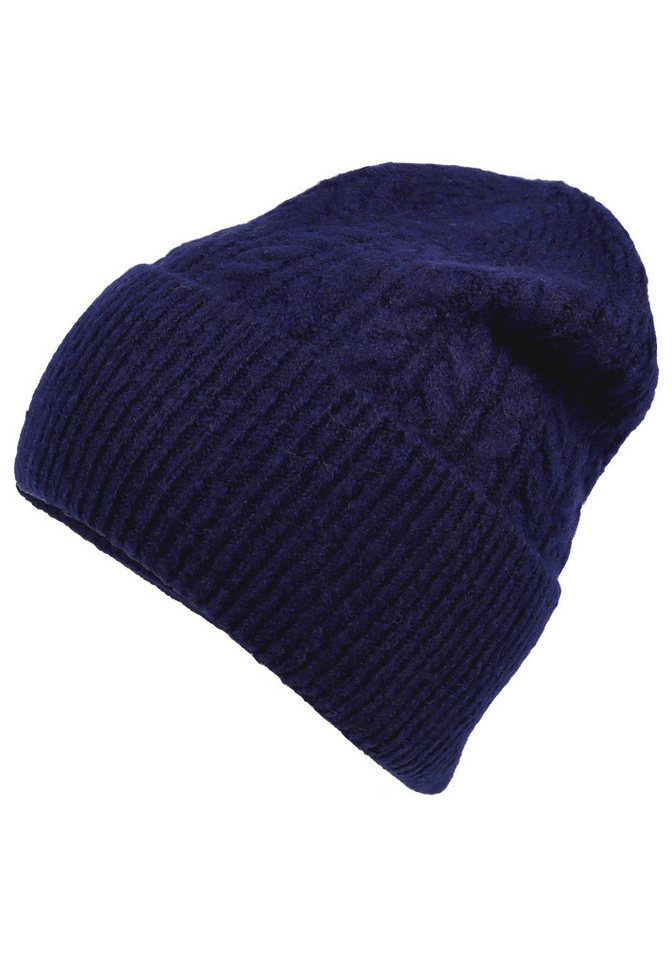 Capelli New York Beanie Feinstrick, Zopfmuster, Einheitsgröße – Bild 2 von 3