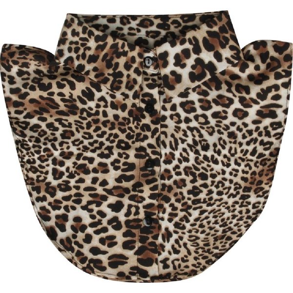 Capelli New York Kragen Kragen mit Leopardenmuster