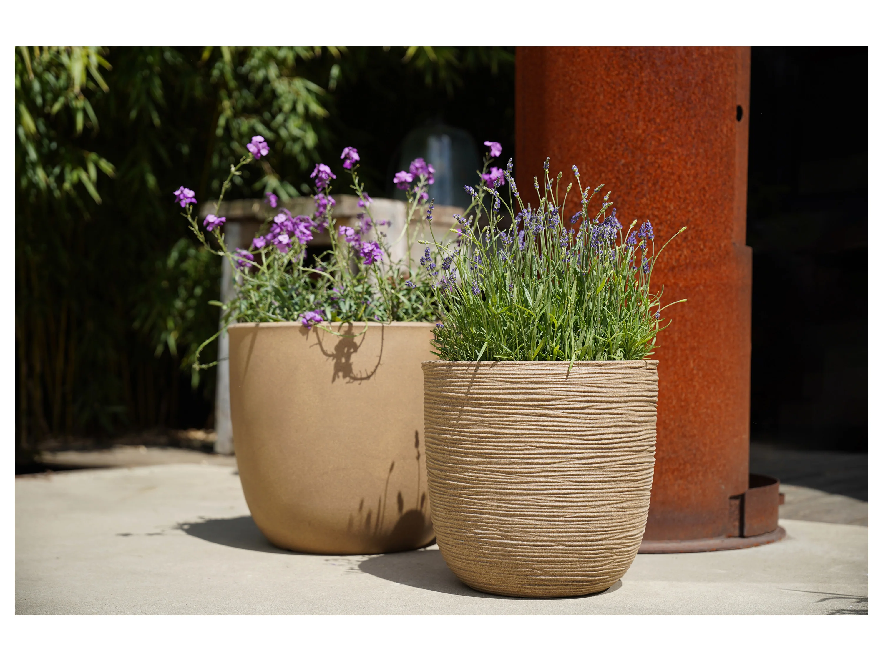 CAPI EUROPE Blumentopf »Smooth«, kugelförmig (35 x 34 cm, Beige) – Bild 2 von 2