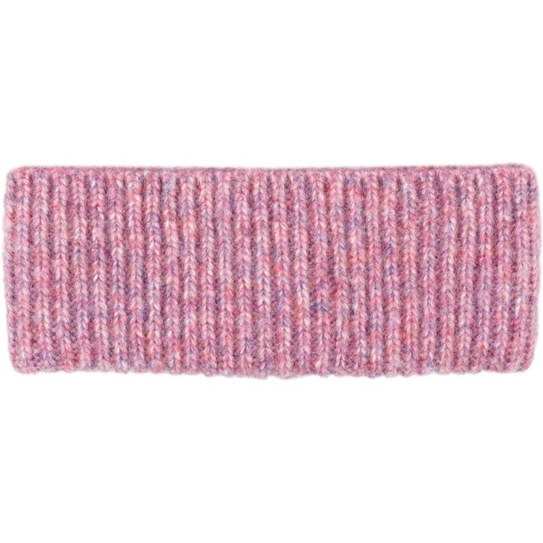CAPO Stirnband Melange-Optik, Rippenstrick, Wollanteil