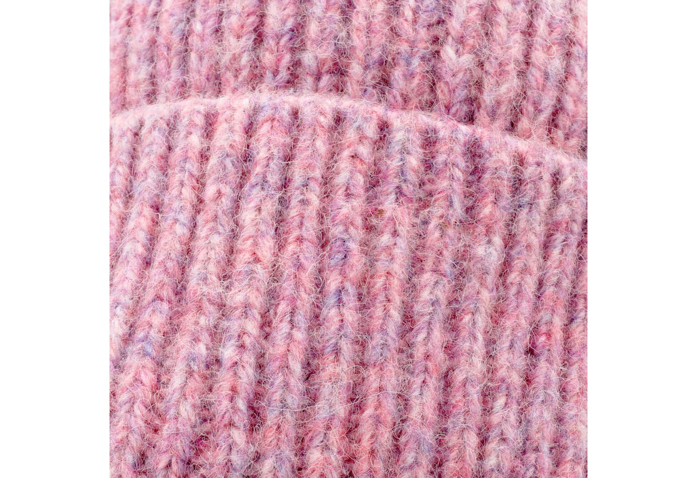 CAPO Stirnband Melange-Optik, Rippenstrick, Wollanteil – Bild 2 von 3