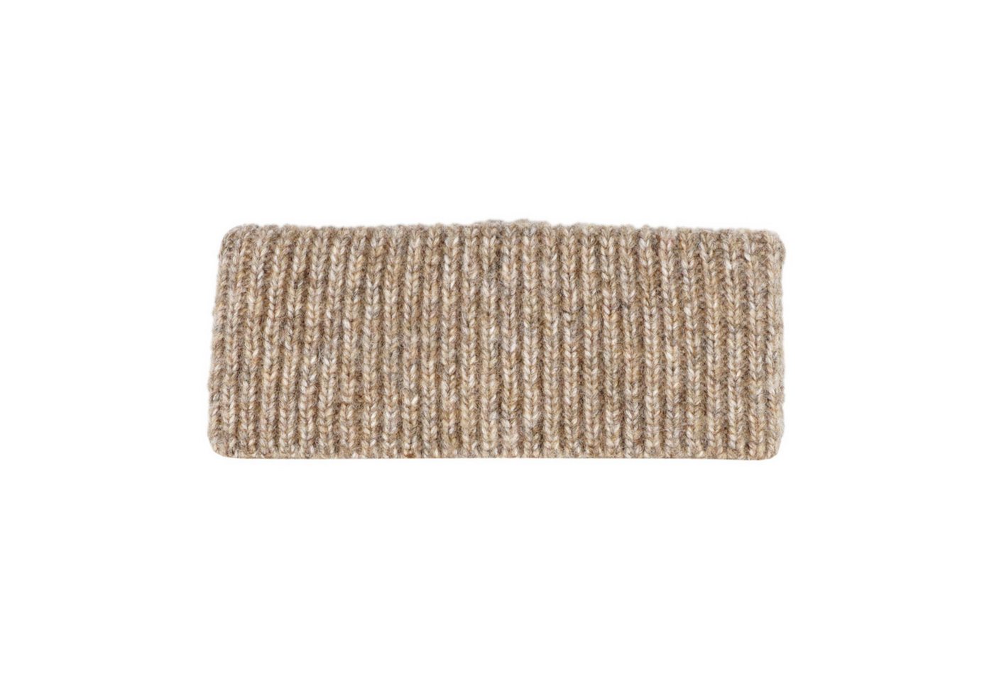 CAPO Stirnband Melange-Optik, Rippenstrick, Wollanteil – Bild 3 von 3