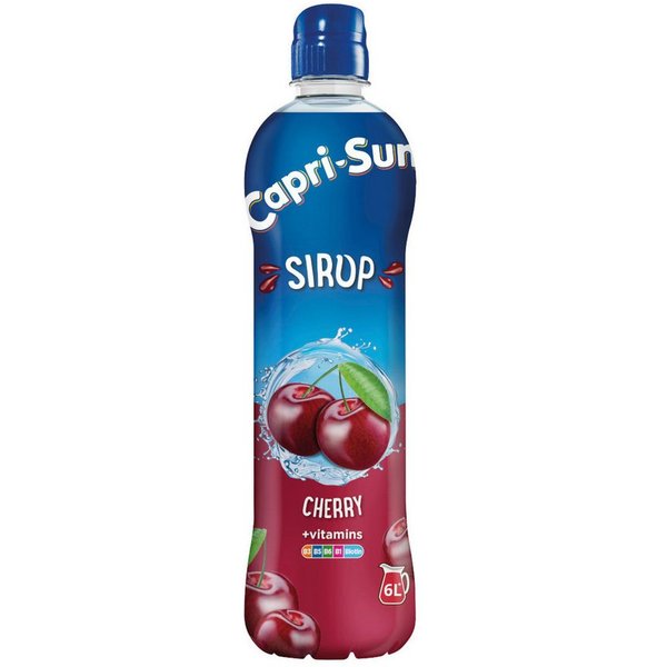 CAPRI-SUN Getränke-Sirup, Capri Sun Sirup Kirsche mit Vitaminen und Kirschgeschmack 600ml
