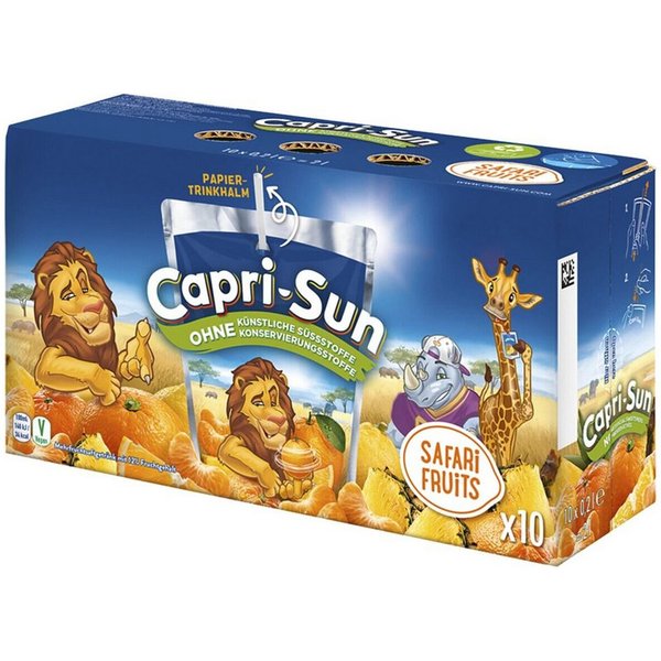 CAPRI-SUN Saft Safari, 10x 200 ml