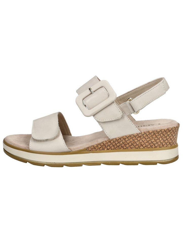 Caprice Sandalen Nubukleder . Keilsandalette – Bild 2 von 5