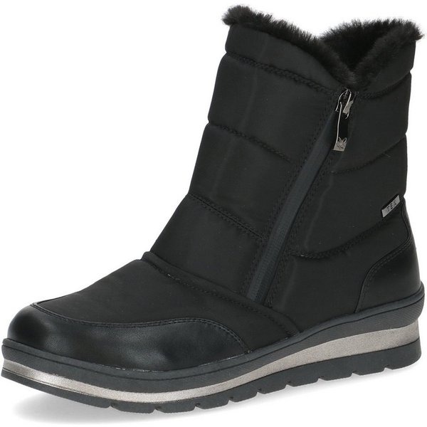 Caprice Winterboots, Keilabsatz, Outdoorboots, Stiefelette mit zwei Reißverschlüssen