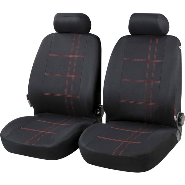 CarComfort Autositzbezug Autositzbezug Nashville, 2 Vordersitzbezüge 2tlg, 2 Kopfstützenbezüge, 6-tlg.