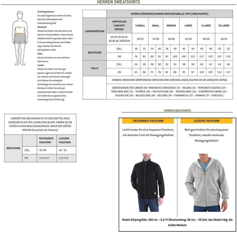 Carhartt Kapuzenpullover K288 – Bild 3 von 3