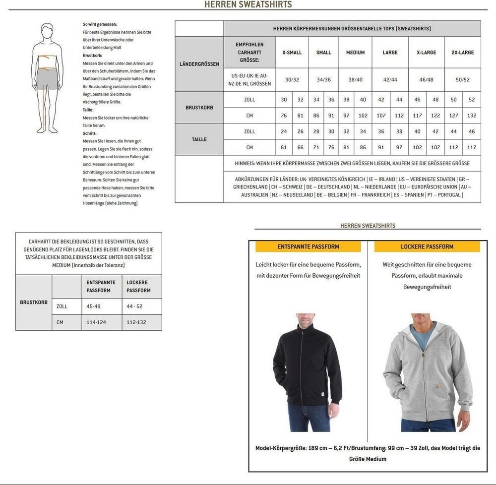 Carhartt Rundhalspullover K288 – Bild 5 von 5