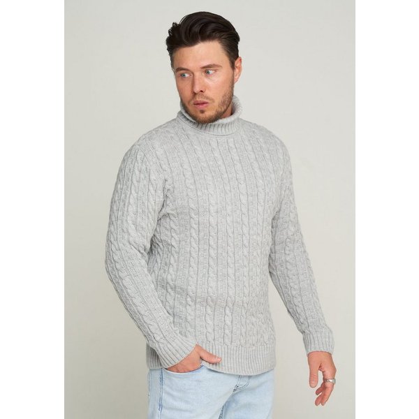 CARISMA Rollkragenpullover CRMUS Grobstrick Zopf-Muster