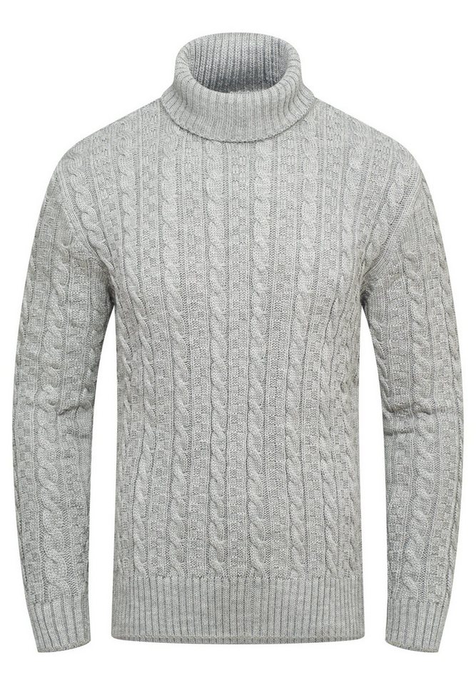 CARISMA Rollkragenpullover CRMUS Grobstrick Zopf-Muster – Bild 2 von 4
