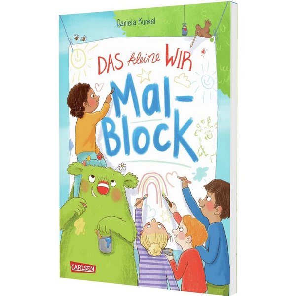 Das kleine WIR: Malblock Ausmalbilder ab 3 Jahren mit Grußkarten zum A / Daniela Kunkel