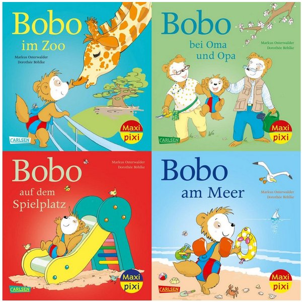 Maxi-Pixi-4er-Set 86: Bobo Siebenschläfer (4x1 Exemplar) / Markus Osterwalder