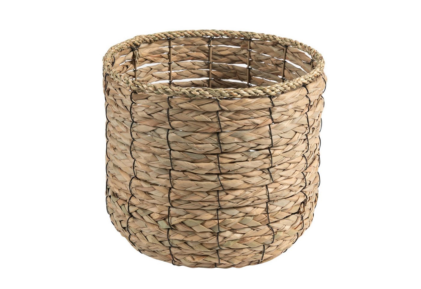 CARO-Möbel Dekokiste CEBU (Set), Seegraskorb Übertopfkorb Blumenkorb Natur Flechtkorb – Bild 2 von 4