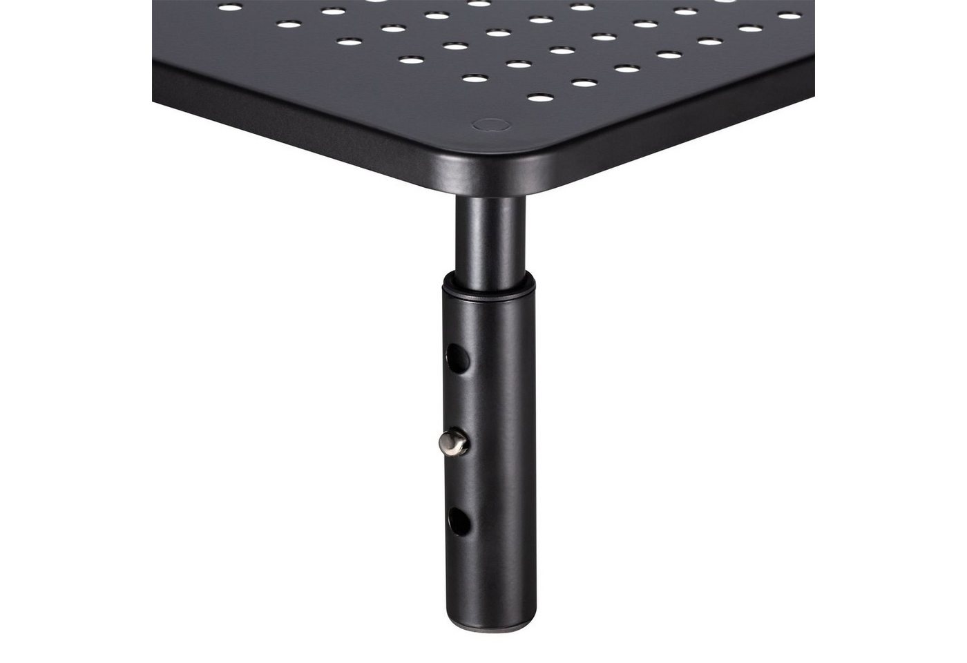 CARO-Möbel Monitorständer HYDE, (Monitorständer HYDE, Schreibtischzubehör, Höhenverstellbar, Schwarz, 3) – Bild 4 von 5