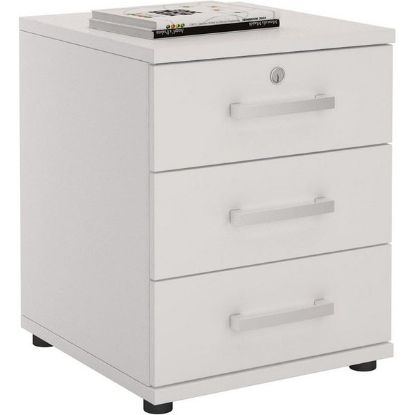 CARO-Möbel Rollcontainer TORONTO, Bürocontainer Büroschrank Schreibtischcontainer Schubladencontainer ab