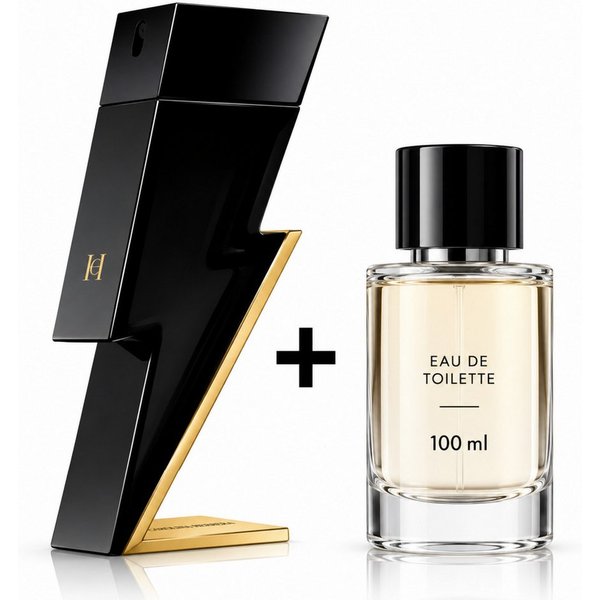 Carolina Herrera Duft-Set Bad Boy EdT 100 ml inkl. zusätzlichem Eau de Toilette 100 ml, 2-tlg., Maskulines Duft-Duo mit insgesamt 200 ml Duftvolumen