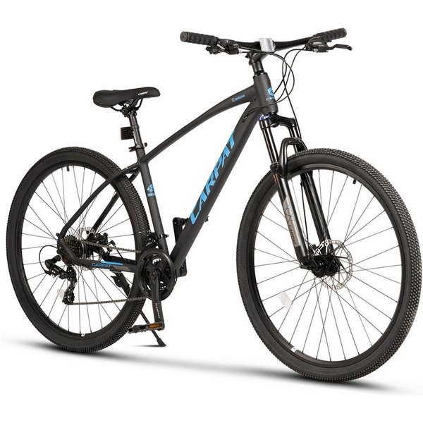 CARPAT SPORT Mountainbike 27,5 29 Zoll MTB Fahrrad für Herren Damen, 21 Gang Shimano TZ Tourney Schaltwerk, Kettenschaltung, (Aluminium Rahmen, Mechanische Sche