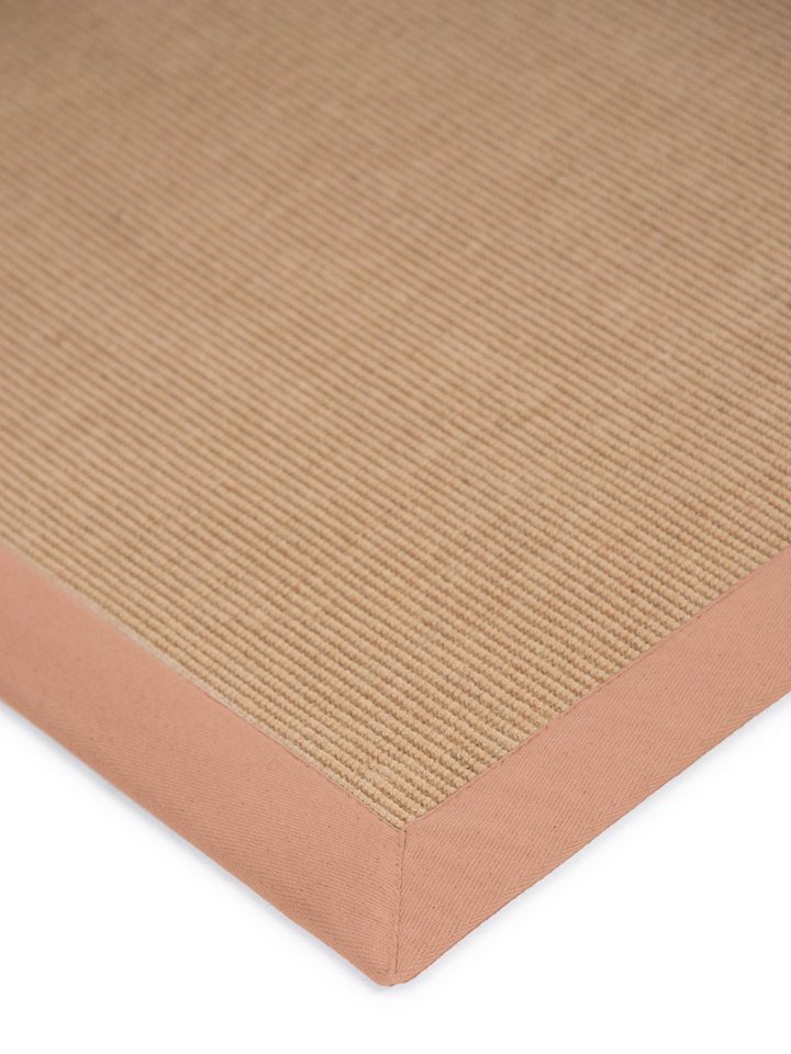 carpetfine Sisalteppich Sisal, auch als Läufer erhältlich, rechteckig, Höhe: 5 mm, mit farbiger Bordüre, Anti Rutsch Rückseite, viele Größen, Wohnzimmer – Bild 5 von 5