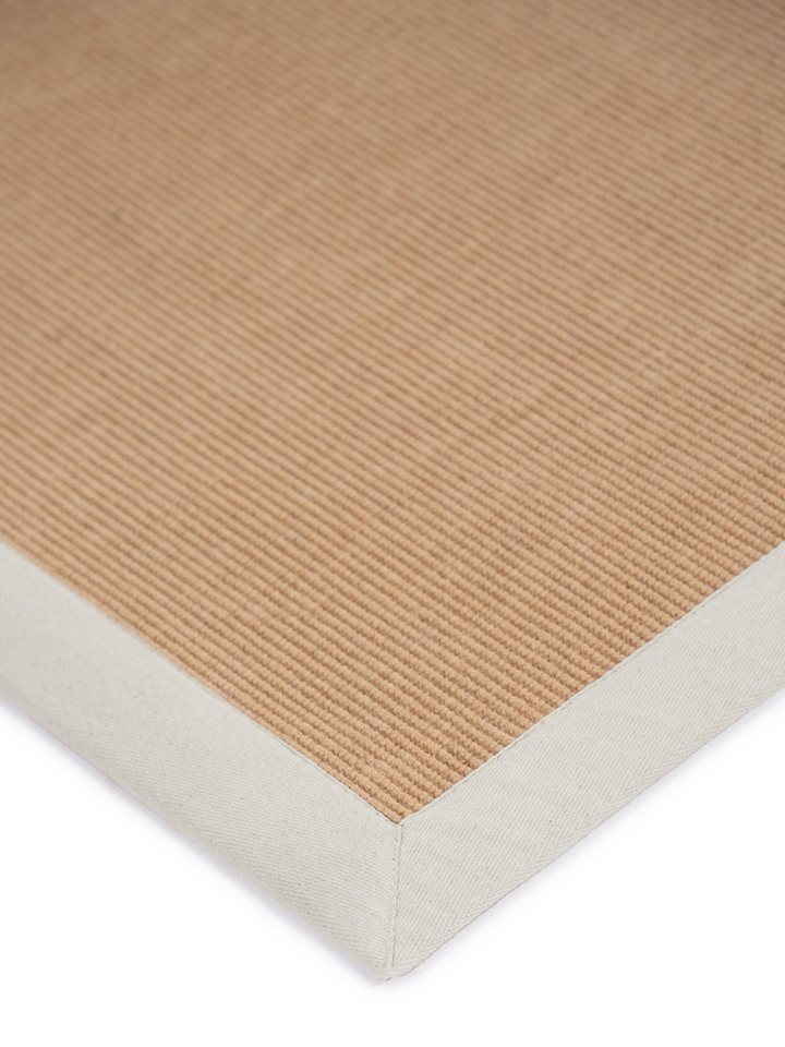 carpetfine Sisalteppich Sisal, auch als Läufer erhältlich, rechteckig, Höhe: 5 mm, mit farbiger Bordüre, Anti Rutsch Rückseite, viele Größen, Wohnzimmer – Bild 5 von 5