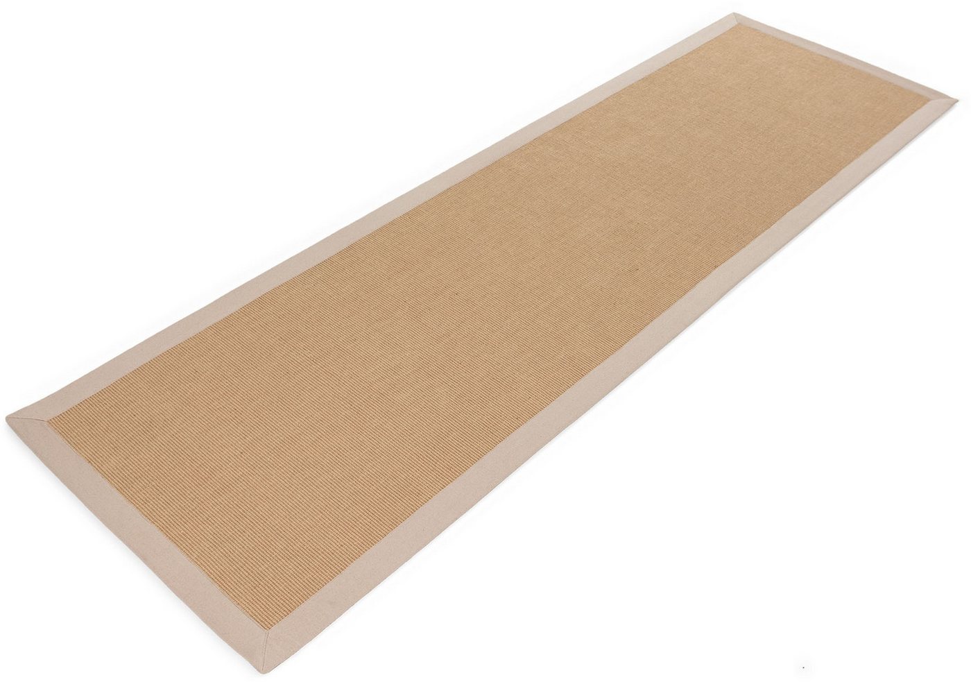 carpetfine Sisalteppich Sisal, auch als Läufer erhältlich, rechteckig, Höhe: 5 mm, mit farbiger Bordüre, Anti Rutsch Rückseite, viele Größen, Wohnzimmer – Bild 4 von 5