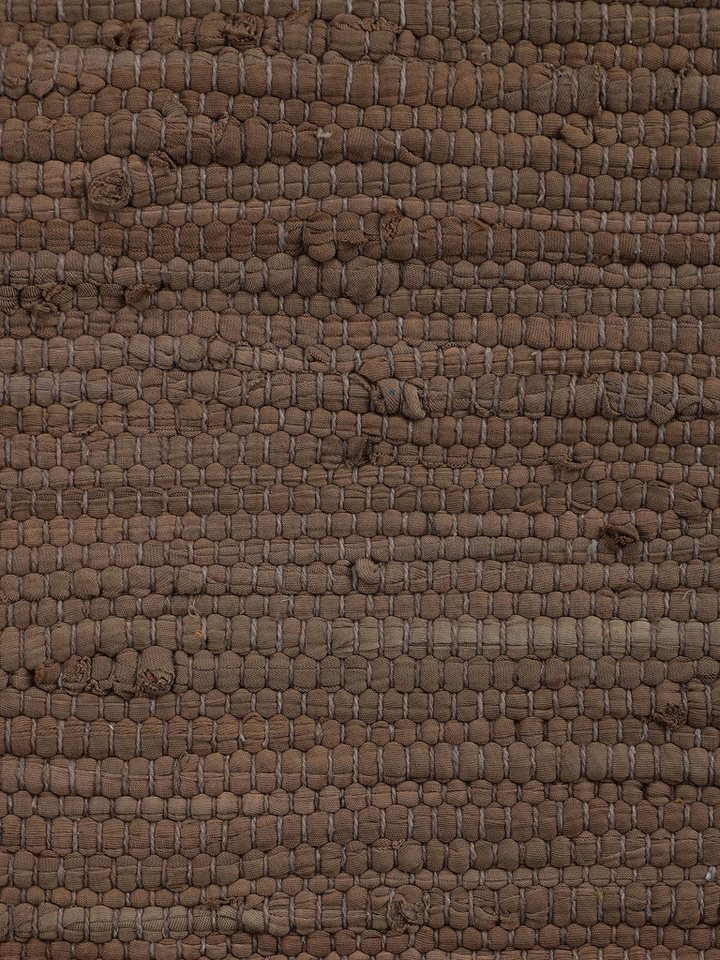 carpetfine Teppich Kelim Chindi uni, auch als Läufer, rechteckig, Höhe: 5 mm, Wendeteppich, reine Baumwolle, handgewebt, Uni-Farben, mit Fransen – Bild 4 von 5