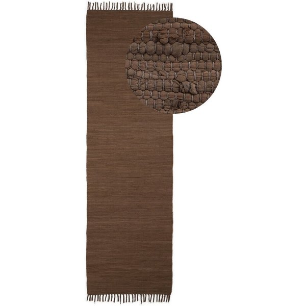 carpetfine Teppich Kelim Chindi uni, auch als Läufer, rechteckig, Höhe: 5 mm, Wendeteppich, reine Baumwolle, handgewebt, Uni-Farben, mit Fransen