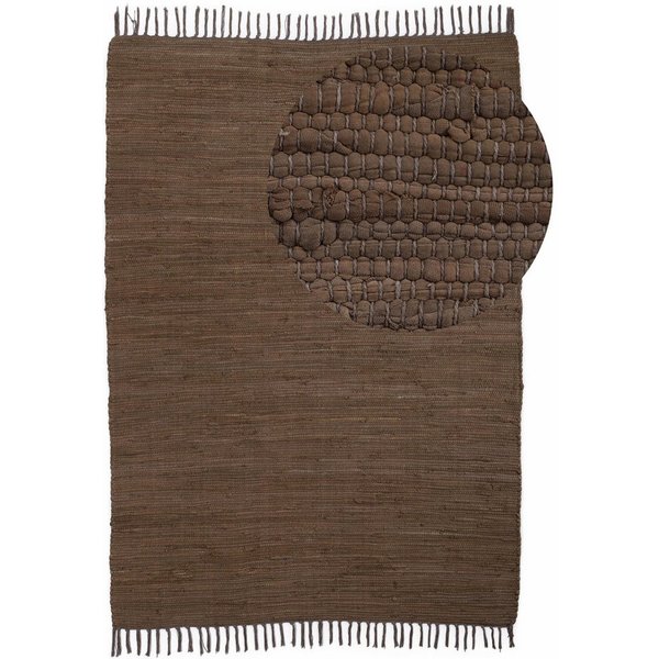 carpetfine Teppich Kelim Chindi uni, auch als Läufer, rechteckig, Höhe: 5 mm, Wendeteppich, reine Baumwolle, handgewebt, Uni-Farben, mit Fransen