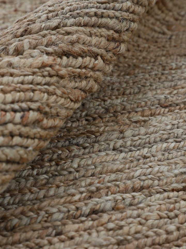 carpetfine Teppich Nala, Juteteppich aus Naturfaser, rechteckig, Höhe: 9 mm, aus 100% Jute, viele Größen und Formen, quadratisch, rund, Läufer – Bild 4 von 5