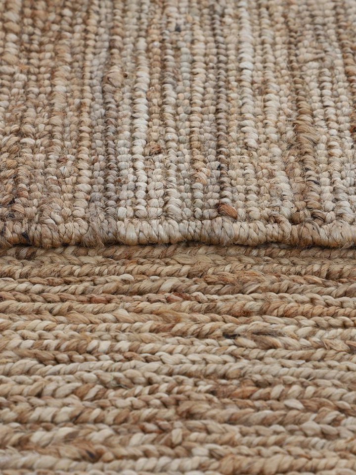 carpetfine Teppich Nala, Juteteppich aus Naturfaser, rechteckig, Höhe: 9 mm, aus 100% Jute, viele Größen und Formen, quadratisch, rund, Läufer – Bild 5 von 5