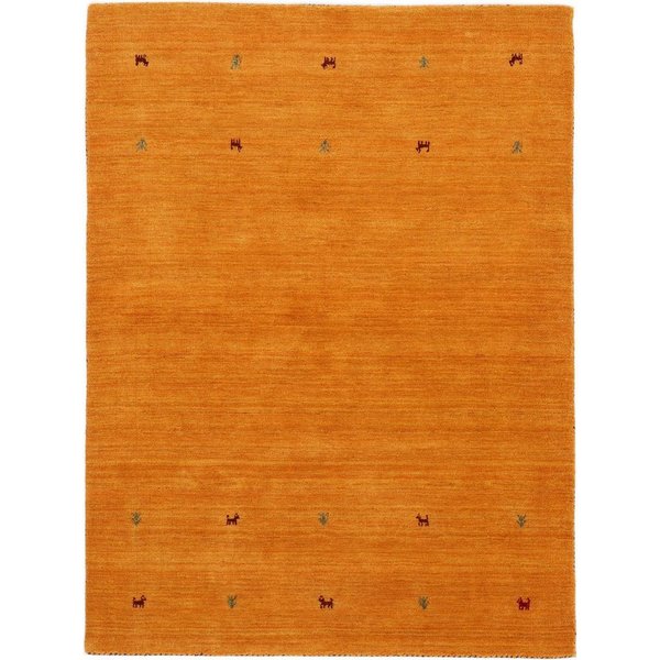 carpetfine Wollteppich Gabbeh Uni, auch als Läufer und Rund erhältlich, rechteckig, Höhe: 15 mm, reine Wolle, handgewebt, Gabbeh Loom Tiermotiv, große Farbauswa