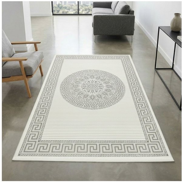 Carpetia Designteppich Dekorative Muster, rechteckig, Höhe: 8 mm, pflegeleicht, weich